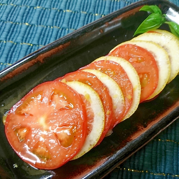 レモンとトマトの蜂蜜漬